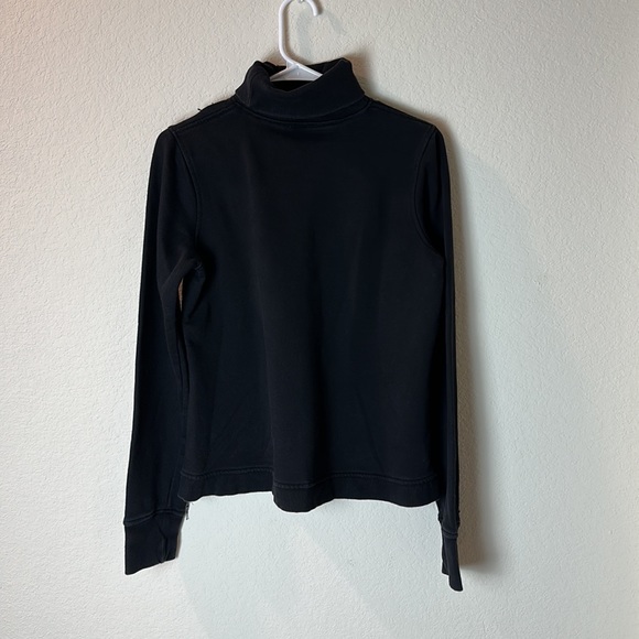 Wishful thinking small sweater turtle neck black with functional side zippers - Picture 7 of 15